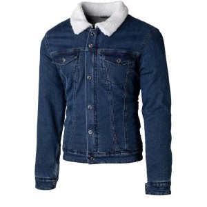 Blouson RST Sherpa Denim CE Bleu