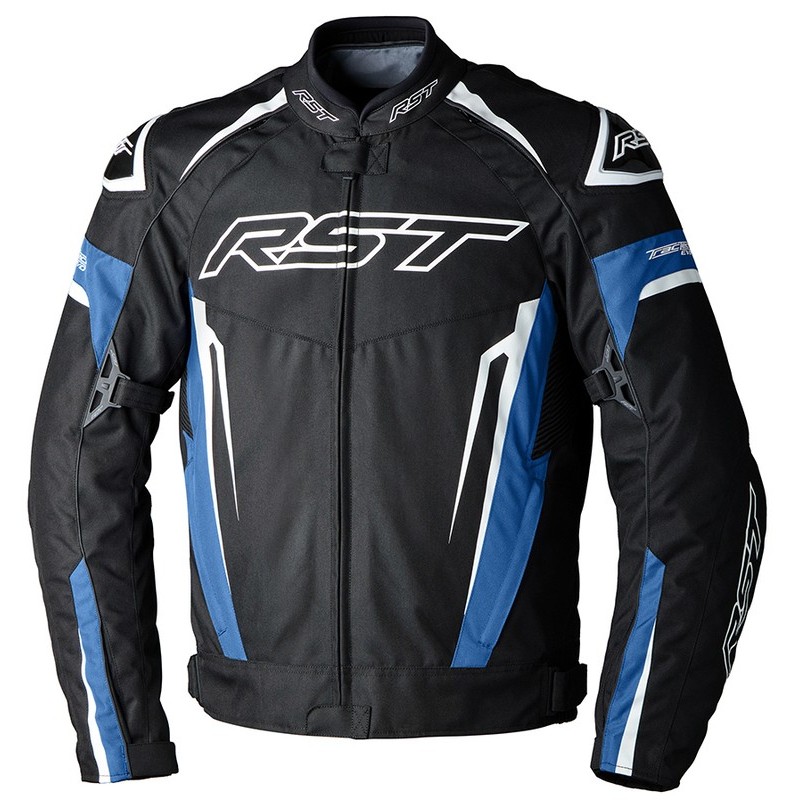 Blouson RST Tractech EVO 5 CR textile Noir Bleu Blouson RST Tractech EVO 5 CR textile Noir Bleu