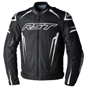 Blouson RST Tractech EVO 5 CR textile Noir Blanc