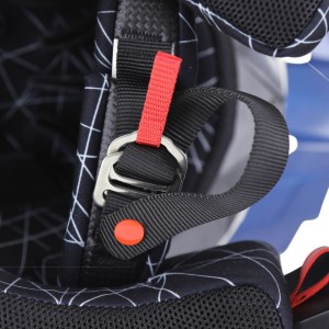 Casque Cross PROGRIP 3080 Adventure Blanc Bleu Rouge