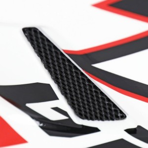 Casque Cross PROGRIP 3080 Adventure Blanc Bleu Rouge