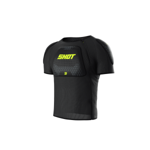 T-shirt de protection enfant SHOT Airlight Noir Jaune Fluo