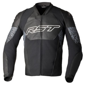 Veste cuir RST Pro Series Supersport-K CE Noir Gris