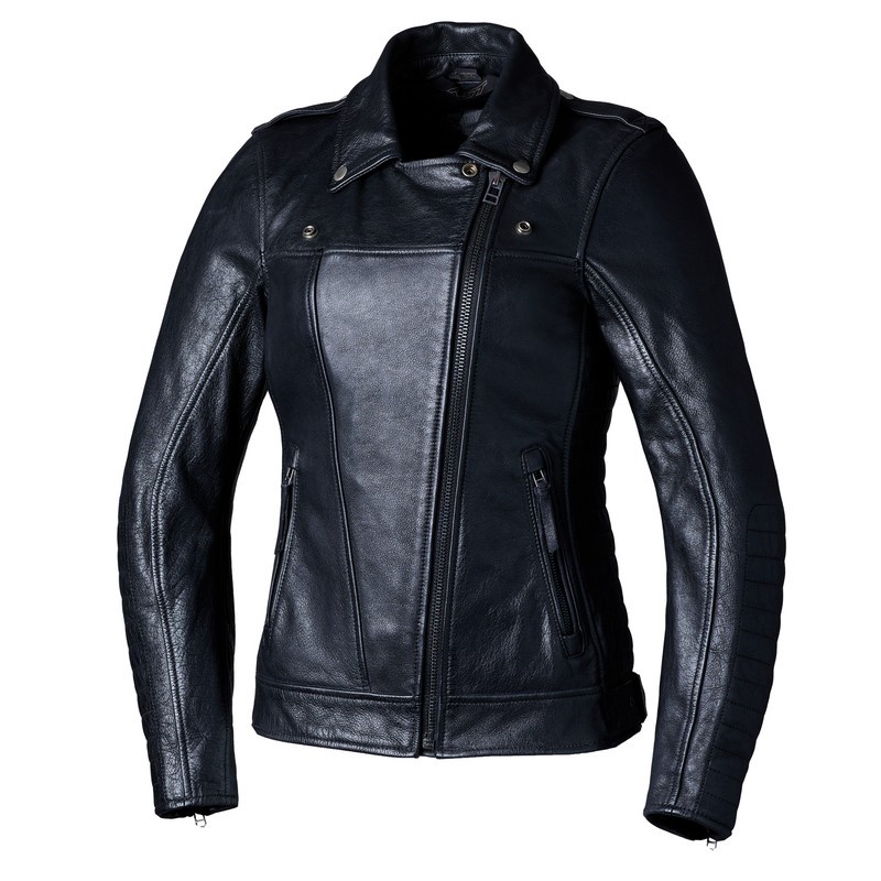 Veste cuir femme RST Ripley 2 CE Noir