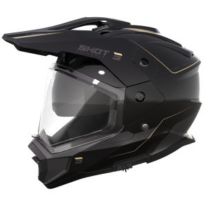 Casque SHOT 2026 Trek Max Vision Rally Noir Sable Brillant