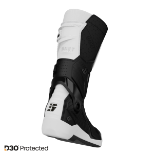 Bottes SHOT 2026 Race 8 Blanc Noir Chromé Bottes SHOT 2026 Race 8 Blanc Noir Chromé