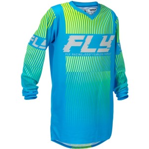 Maillot enfant FLY RACING 2026 F-16 Bleu Jaune