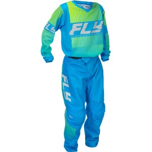Maillot enfant FLY RACING 2026 F-16 Bleu Jaune